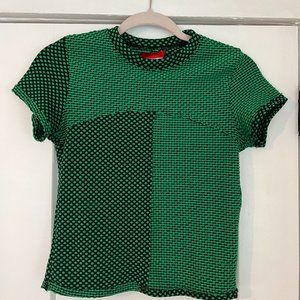 Eckhaus Latta x Whitney Museum Lapped Baby Tee